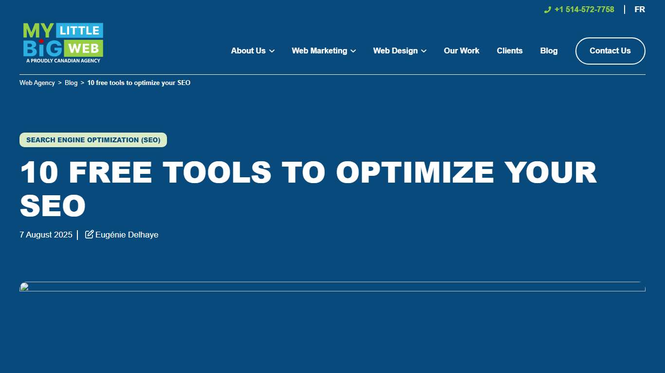 Top 10 Free SEO Tools [2026 Guide] | My Little Big Web