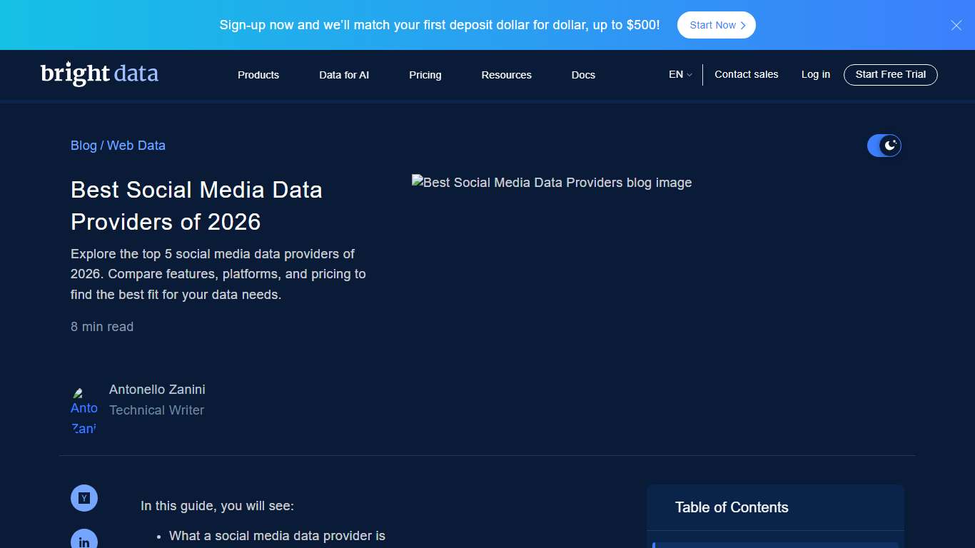 Top 5 Social Media Data Providers in 2026