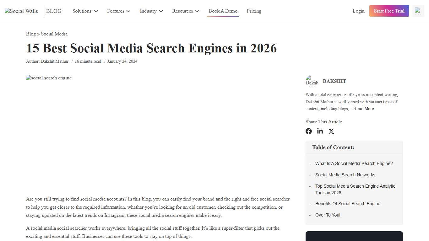 Best Social Media Search Engines & Tools 2026